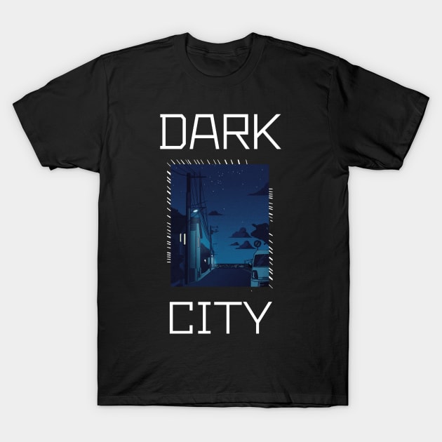 Dark City T-Shirt by RedwaneShop